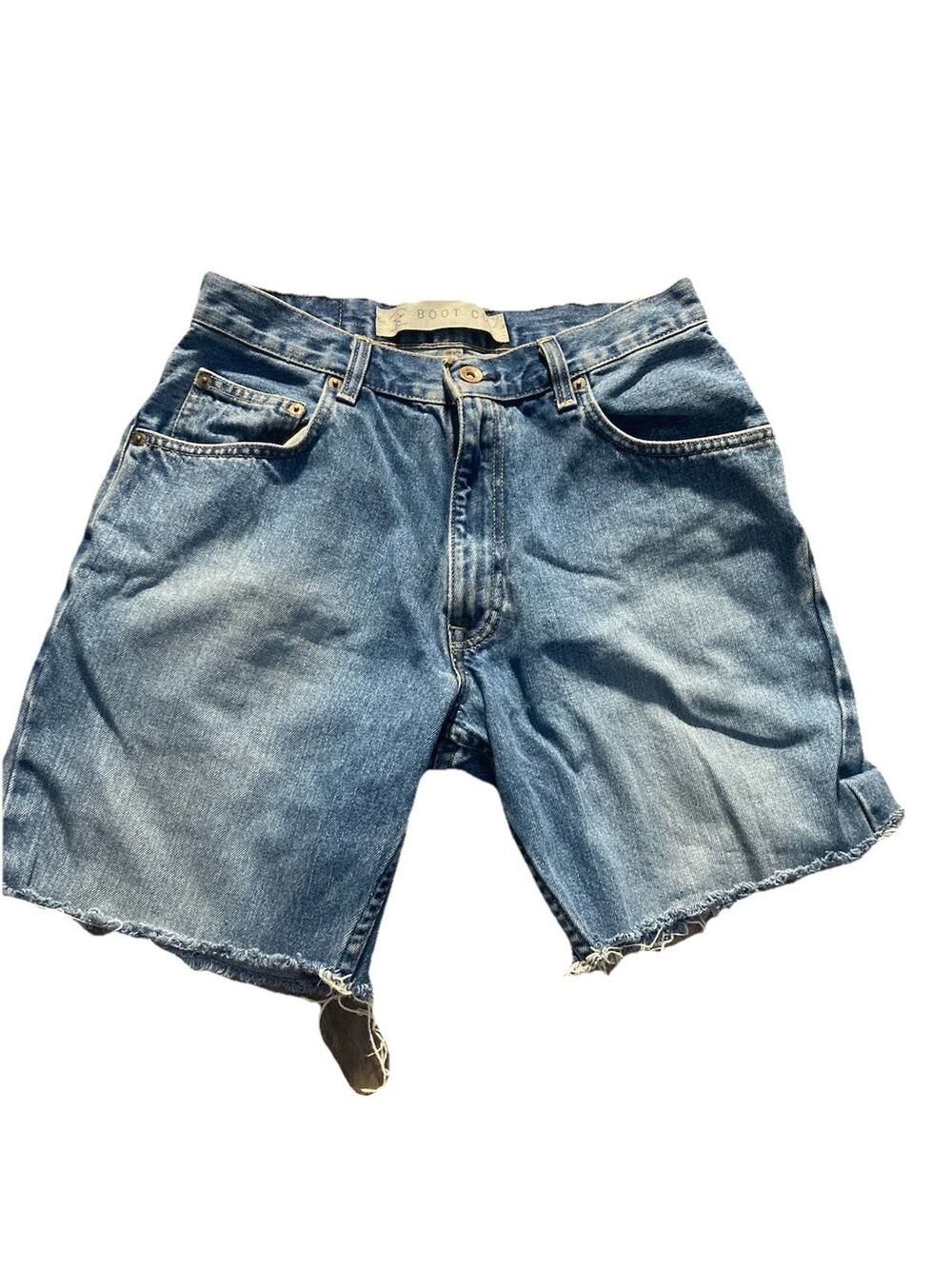 Arizona Cutoff Shorts Jorts Mens Womens Jean Shorts Size 32 5 Denim Fringe